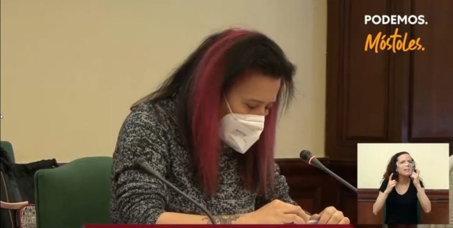 Mónica alegato mujeres 8M