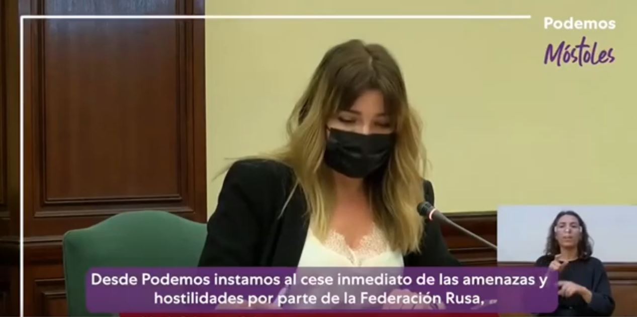 Podemos condena la invasión de Ucrania