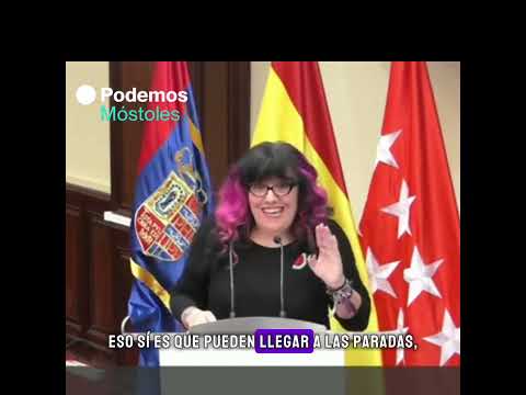 La voz de Podemos en Móstoles: Mónica Monterreal en el pleno sobre el estado del municipio. – youtube